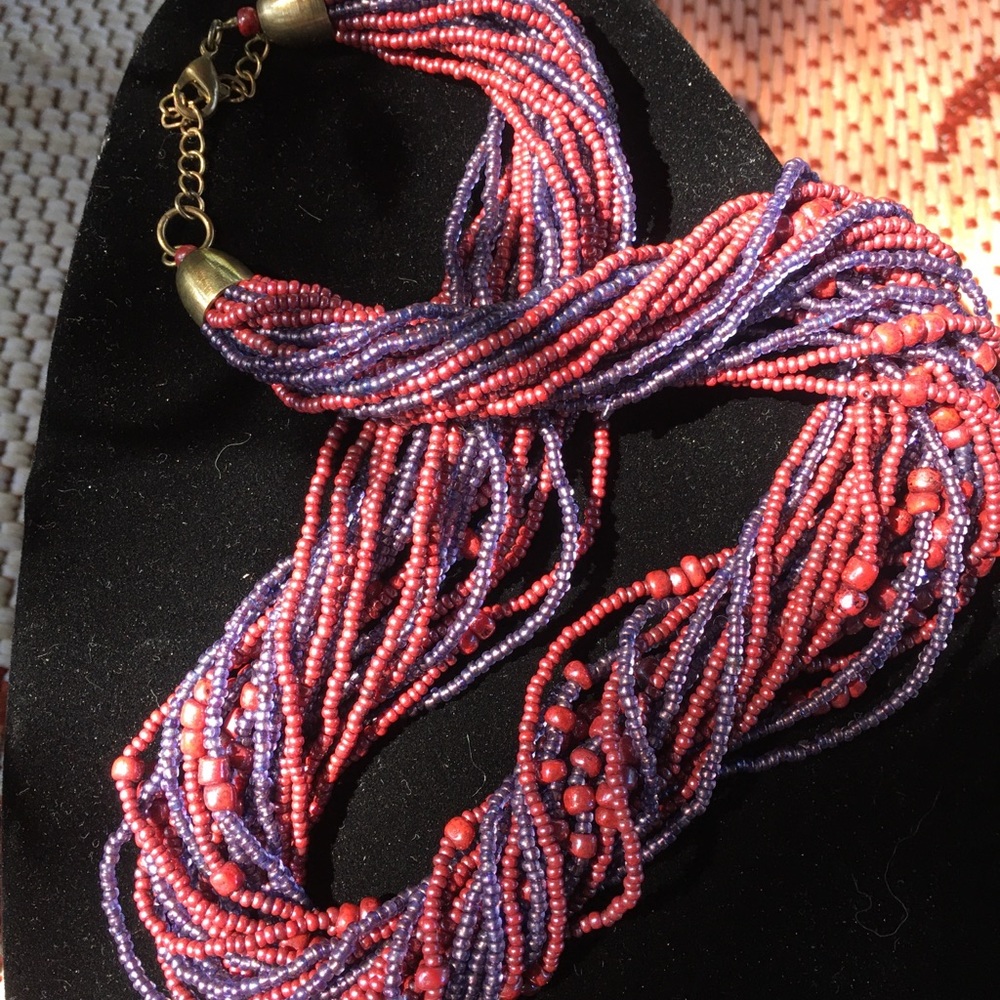 Multi-strand Bead Necklace